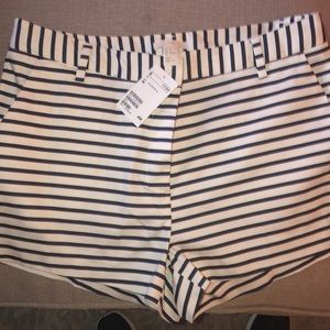Nautical striped shorts